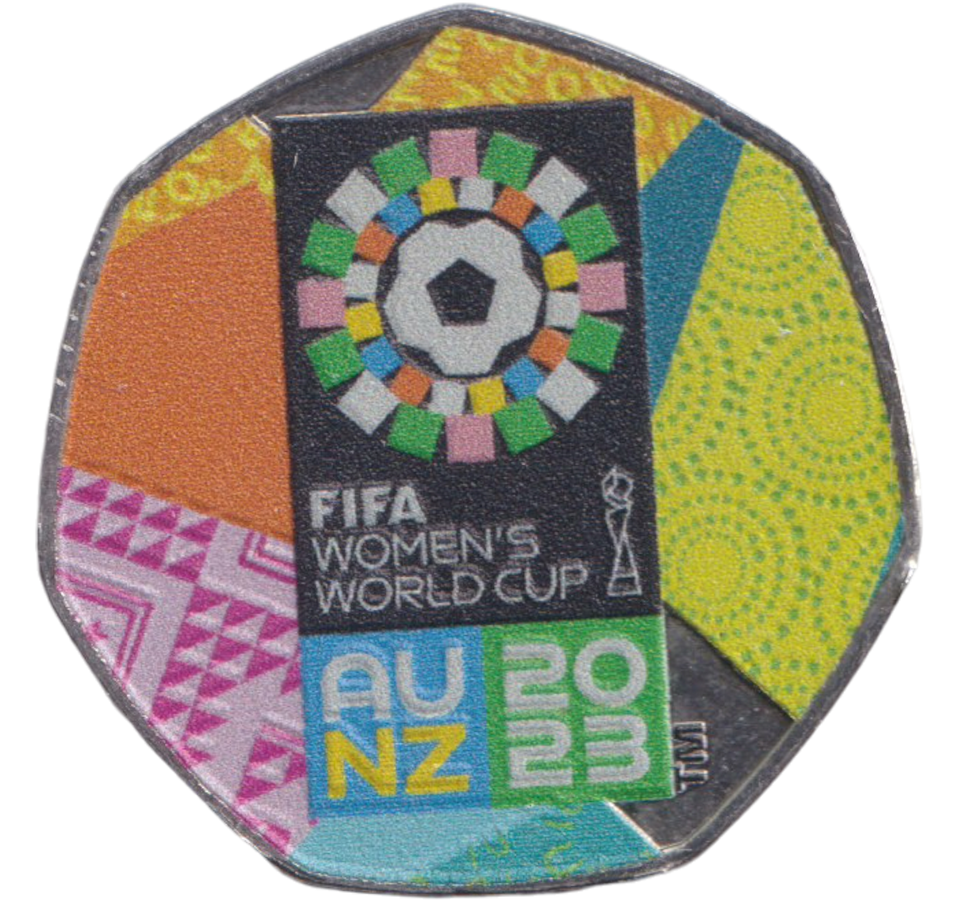 2023 50 PENCE FIFA WOMEN'S CUP ( BU ) - WORLD COINS - Cambridgeshire Coins