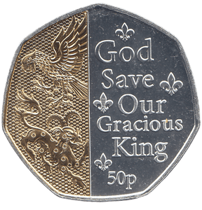 2023 50 PENCE GOD SAVE OUR GRACIOUS KINGS ( BU ) - WORLD COINS - Cambridgeshire Coins