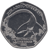 2023 50 PENCE JURASSIC BRITAIN PLESIOSAURUS ( BU ) - WORLD COINS - Cambridgeshire Coins