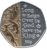 2023 50 PENCE LONG TO REIGN OVER US ( BU ) - WORLD COINS - Cambridgeshire Coins