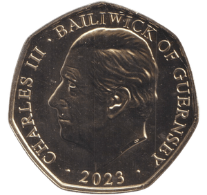 2023 50 PENCE THE ANCIENT CORONATION SPOON ( BU ) - WORLD COINS - Cambridgeshire Coins