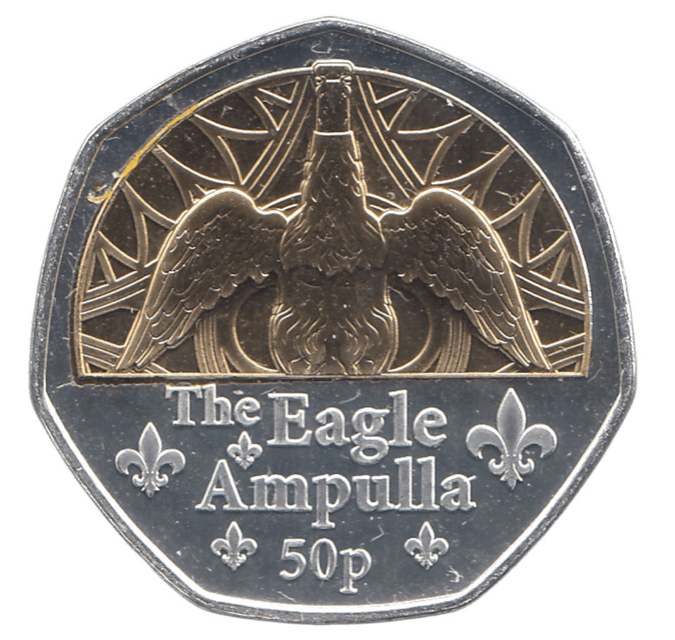 2023 50 PENCE THE EAGLE AMPULLA ( BU ) - WORLD COINS - Cambridgeshire Coins