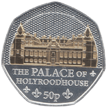 2023 50 PENCE THE PALACE OF HOLYROODHOUSE ( BU ) - WORLD COINS - Cambridgeshire Coins