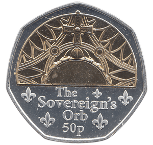 2023 50 PENCE THE SOVEREIGNS ORB ( BU ) - WORLD COINS - Cambridgeshire Coins