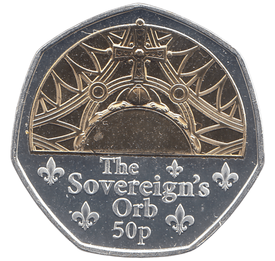 2023 50 PENCE THE SOVEREIGNS ORB ( BU ) - WORLD COINS - Cambridgeshire Coins