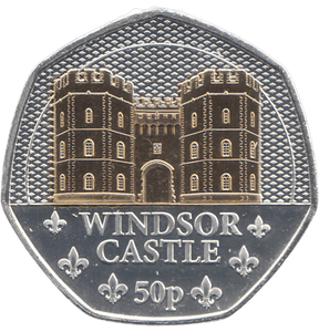 2023 50 PENCE WINDSOR CASTLE ( BU ) - WORLD COINS - Cambridgeshire Coins