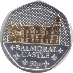 2023 50P BALMORAL CASTLE BAILIWICK OF JERSEY - WORLD COINS - Cambridgeshire Coins