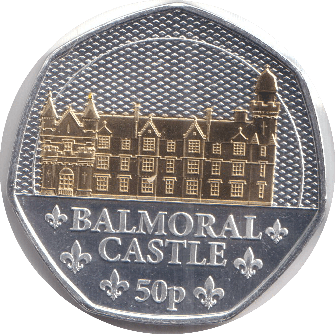 2023 50P BALMORAL CASTLE BAILIWICK OF JERSEY - WORLD COINS - Cambridgeshire Coins