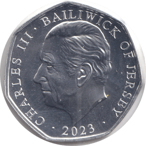 2023 50P BALMORAL CASTLE BAILIWICK OF JERSEY - WORLD COINS - Cambridgeshire Coins