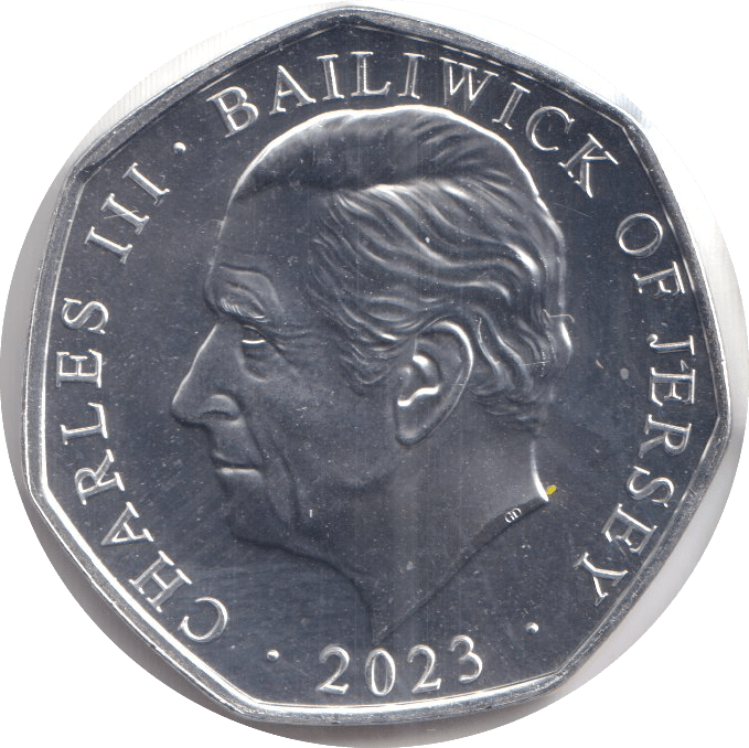 2023 50P BALMORAL CASTLE BAILIWICK OF JERSEY - WORLD COINS - Cambridgeshire Coins
