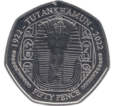 2023 50P DEATH MASK OF TUTANKHAMUN ( BU ) - £5 BU - Cambridgeshire Coins