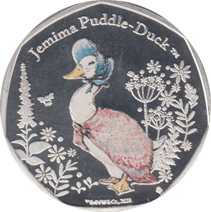 2023 50P JEMIMA PUDDLE - DUCK - 50p PROOF - Cambridgeshire Coins