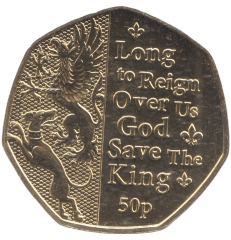 2023 50P LONG TO REIGN OVER US ( BU ) - 50p BU - Cambridgeshire Coins
