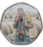 2023 50P SHAPED COIN LONG TO REIGN OVER US CHARLES III DRINK TASTING - 50P SHAPED COIN - Cambridgeshire Coins