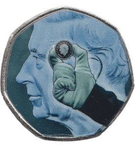 2023 50P SHAPED COIN LONG TO REIGN OVER US CHARLES III EFFIGY - 50P SHAPED COIN - Cambridgeshire Coins