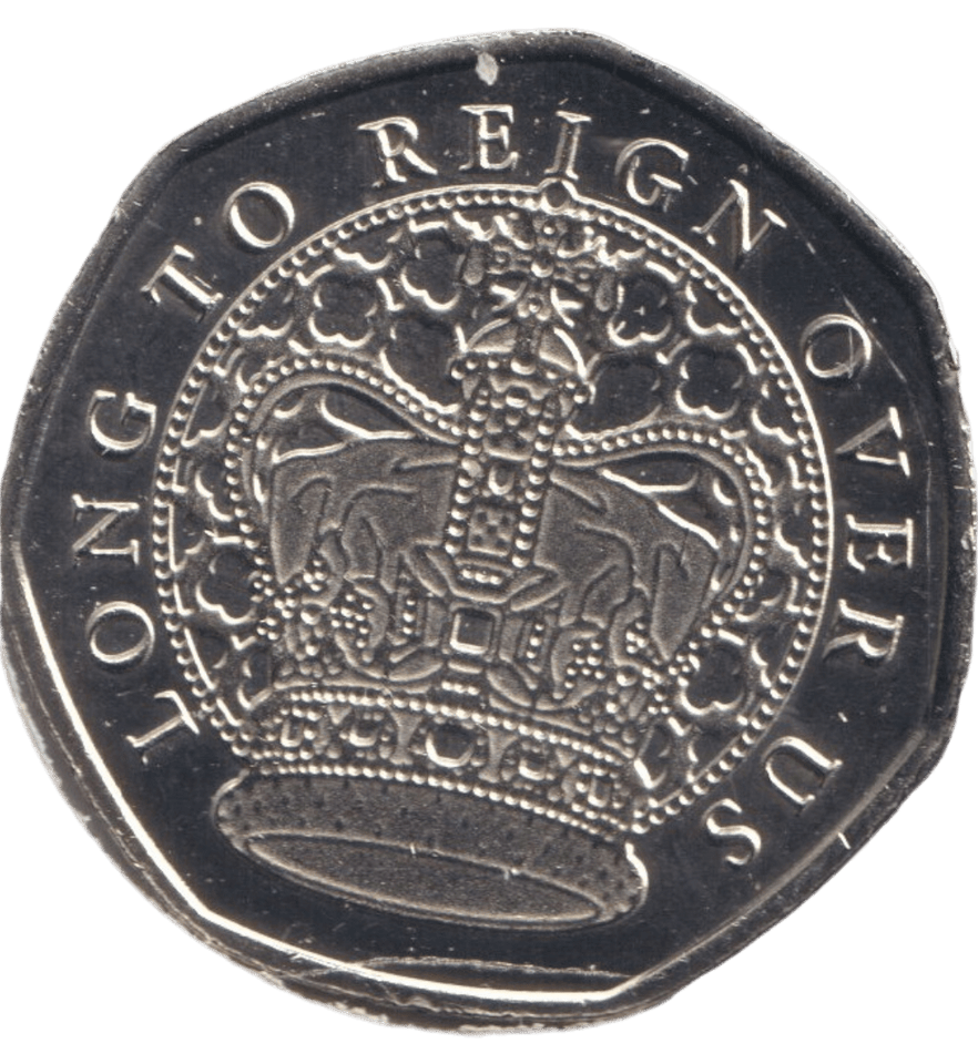 2023 50P SHAPED COIN LONG TO REIGN OVER US CHARLES III HONOURS OF SCOTLAND - 50P SHAPED COIN - Cambridgeshire Coins