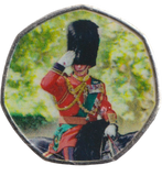 2023 50P SHAPED COIN LONG TO REIGN OVER US CHARLES III TROOPING THE COLOUR CEREMONY - 50P SHAPED COIN - Cambridgeshire Coins
