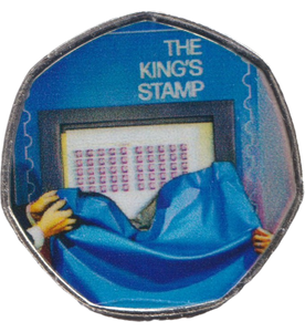 2023 50P SHAPED COIN LONG TO REIGN OVER US THE KINGS STAMP - 50P SHAPED COIN - Cambridgeshire Coins