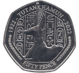 2023 50P TUTANKHAMUN ANUBIS SHRINE ( BU ) - £5 BU - Cambridgeshire Coins