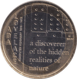 2023 ADA LOVELACE TWO POUND ( BU ) - £2 BU - Cambridgeshire Coins