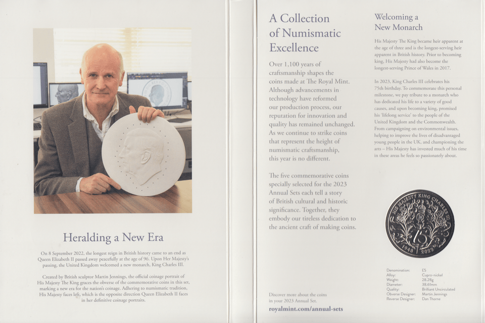 2023 BRILLIANT UNCIRCULATED ANNUAL COIN SET - Brilliant Uncirculated Year Sets - Cambridgeshire Coins