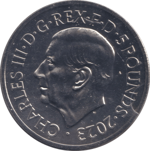 2023 BRILLIANT UNCIRCULATED £5 COIN LE FAY BU - £5 BU - Cambridgeshire Coins