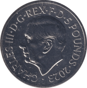 2023 BRILLIANT UNCIRCULATED £5 COIN MUSIC LEGENDS POLICE BU - £5 BU - Cambridgeshire Coins