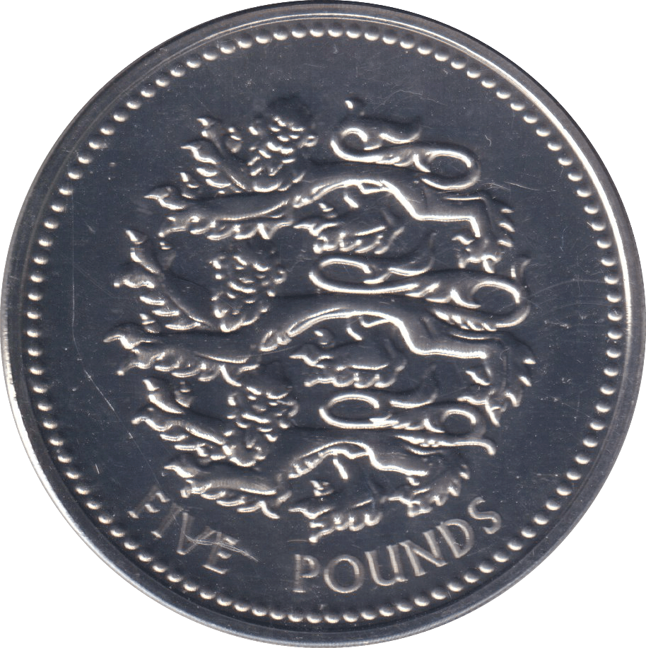2023 BRILLIANT UNCIRCULATED £5 COIN THREE LION BU - £5 BU - Cambridgeshire Coins