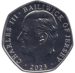 2023 BU 50P BALMORAL CASTLE JERSEY - 50p BU - Cambridgeshire Coins