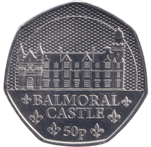 2023 BU 50P BALMORAL CASTLE JERSEY - 50p BU - Cambridgeshire Coins