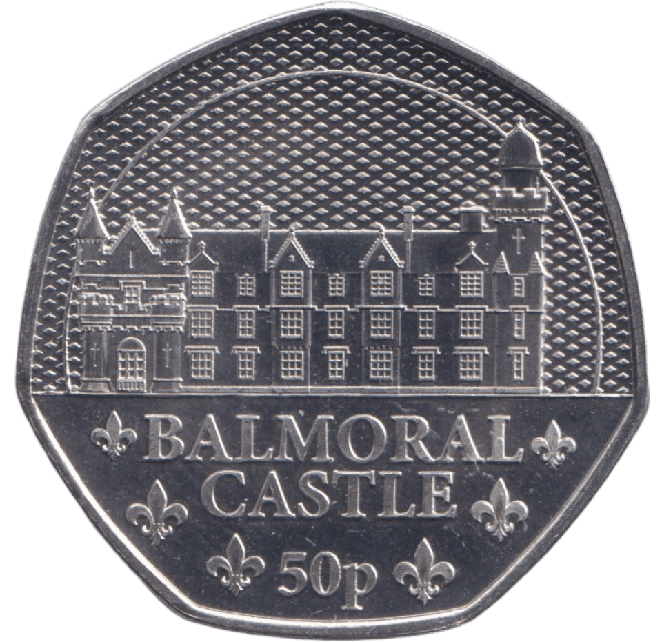 2023 BU 50P BALMORAL CASTLE JERSEY - 50p BU - Cambridgeshire Coins