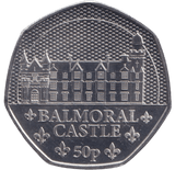 2023 BU 50P BALMORAL CASTLE JERSEY - 50p BU - Cambridgeshire Coins