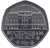2023 BU 50P BUCKINGHAM PALACE JERSEY - 50p BU - Cambridgeshire Coins