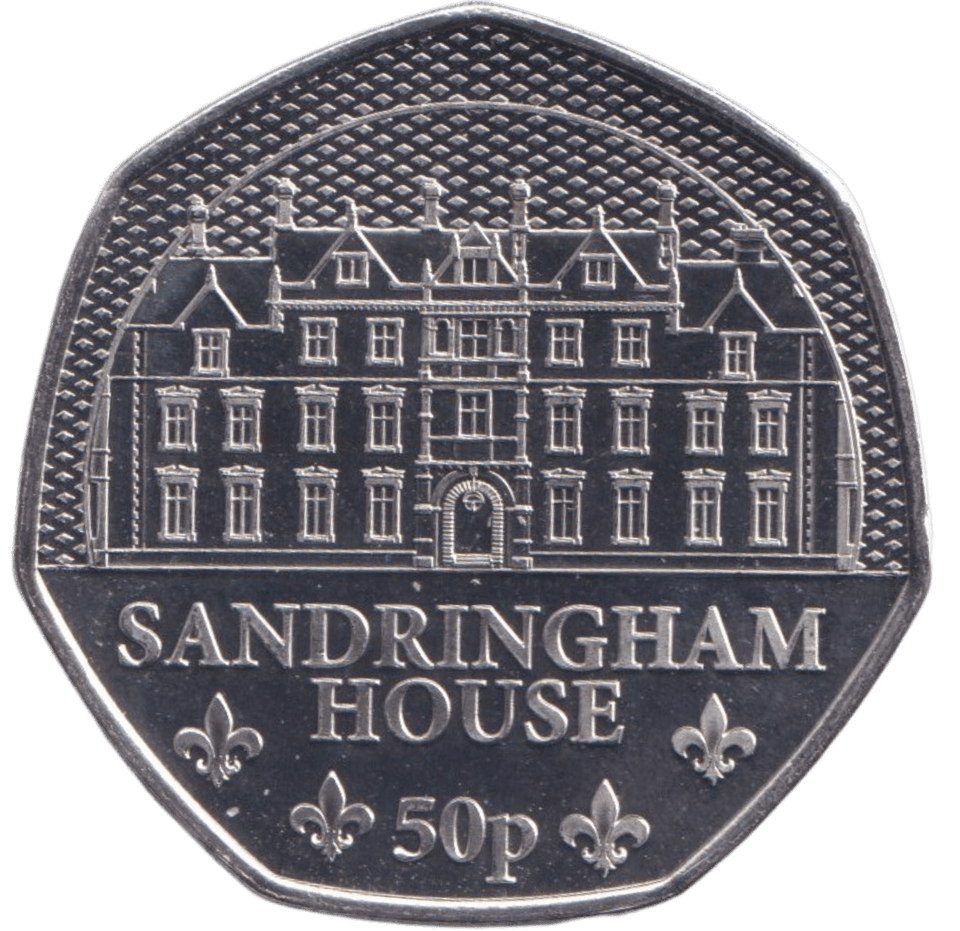2023 BU 50P SANDRINGHAM HOUSE JERSEY - 50p BU - Cambridgeshire Coins