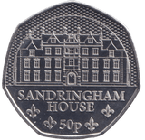 2023 BU 50P SANDRINGHAM HOUSE JERSEY - 50p BU - Cambridgeshire Coins
