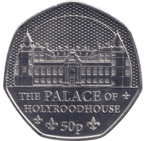 2023 BU 50P THE PALACE OF HOLYROODHOUSE JERSEY - 50p BU - Cambridgeshire Coins
