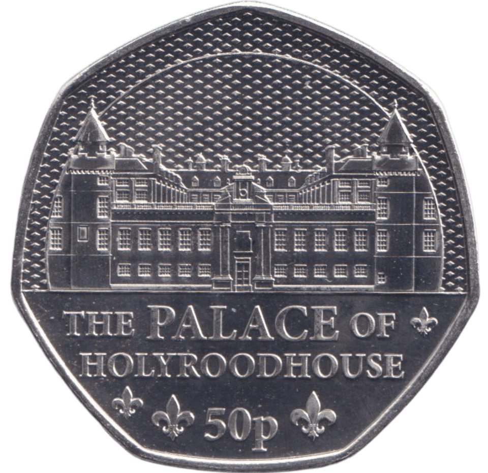 2023 BU 50P THE PALACE OF HOLYROODHOUSE JERSEY - 50p BU - Cambridgeshire Coins