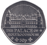 2023 BU 50P THE PALACE OF HOLYROODHOUSE JERSEY - 50p BU - Cambridgeshire Coins