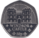 2023 BU 50P WINDSOR CASTLE JERSEY - 50p BU - Cambridgeshire Coins