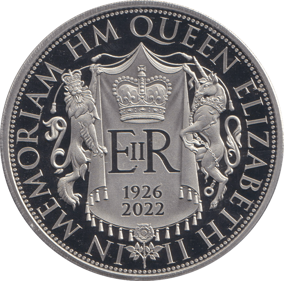 2023 BU FIVE POUNDS BAILIWICK OF GUERNSEY IN MEMORY OF QUEEN ELIZABETH II - WORLD COINS - Cambridgeshire Coins