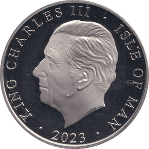 2023 BU FIVE POUNDS ISLE OF MAN CHARLES III - WORLD COINS - Cambridgeshire Coins