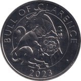 2023 BULL OF CLARENCE FIVE POUNDS ( BU ) - SILVER PROOF - Cambridgeshire Coins