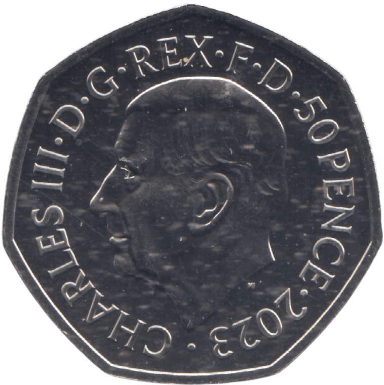 2023 CHRISTMAS 50P THE SNOWMAN COLOURISED ( BU ) - 50P REGIONAL ISSUES - Cambridgeshire Coins
