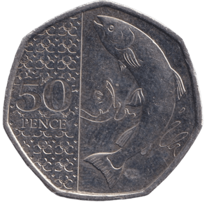 2023 CIRCULATED ATLANTIC SALMON 50P - 50P CIRCULATED - Cambridgeshire Coins