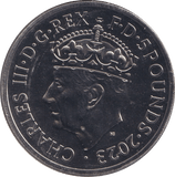 2023 CORONATION OF KING CHARLES FIVE POUNDS - WORLD COINS - Cambridgeshire Coins