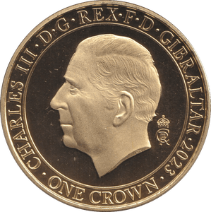 2023 CROWN GIBRALTAR - I WILL PERFORM AND KEEP - WORLD COINS - Cambridgeshire Coins