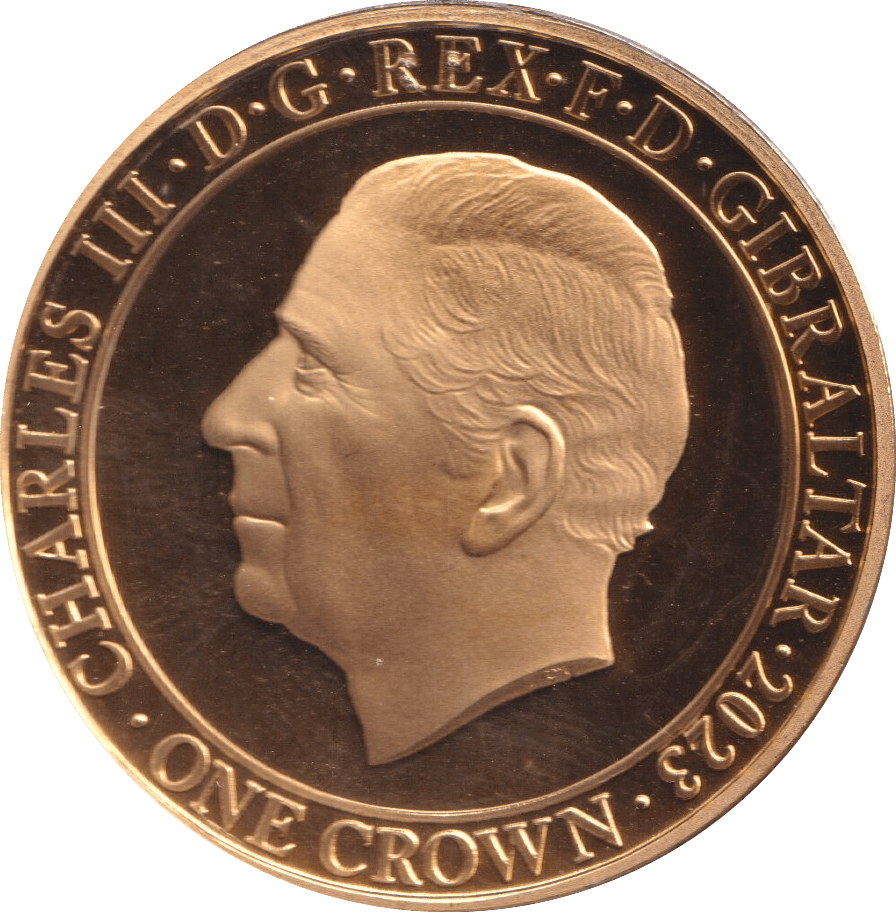 2023 CROWN GIBRALTAR - WORLD COINS - Cambridgeshire Coins