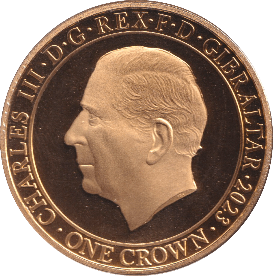 2023 CROWN GIBRALTAR - WORLD COINS - Cambridgeshire Coins