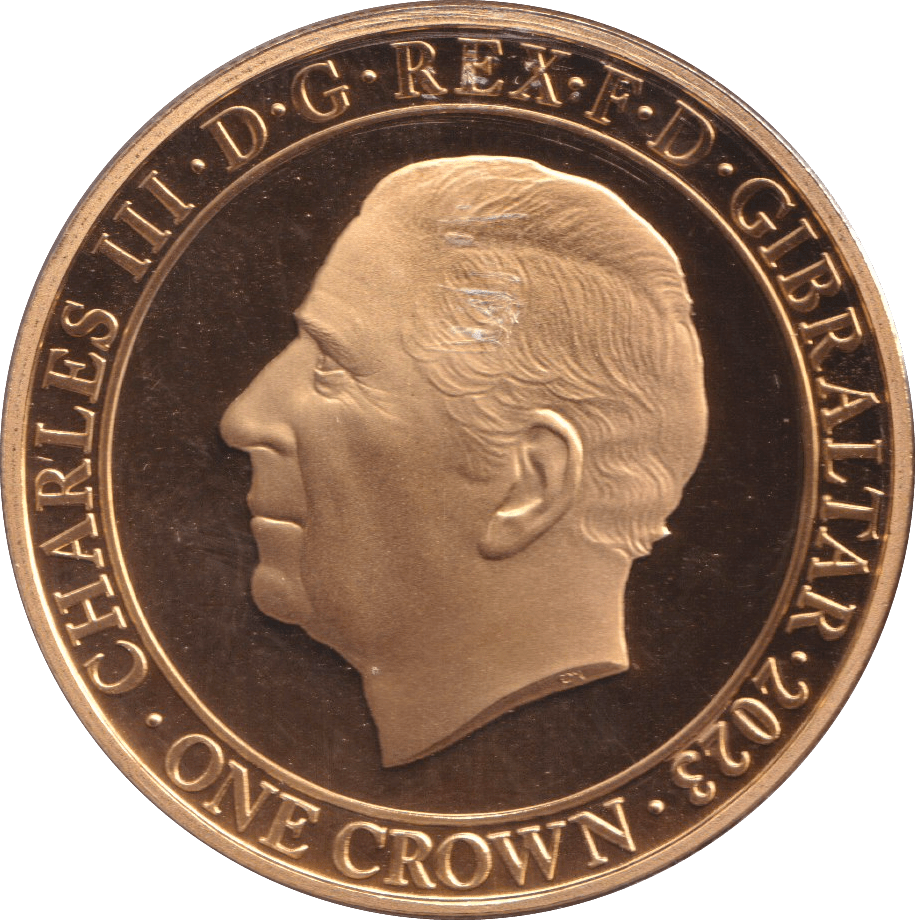 2023 CROWN GIBRALTAR - WORLD COINS - Cambridgeshire Coins