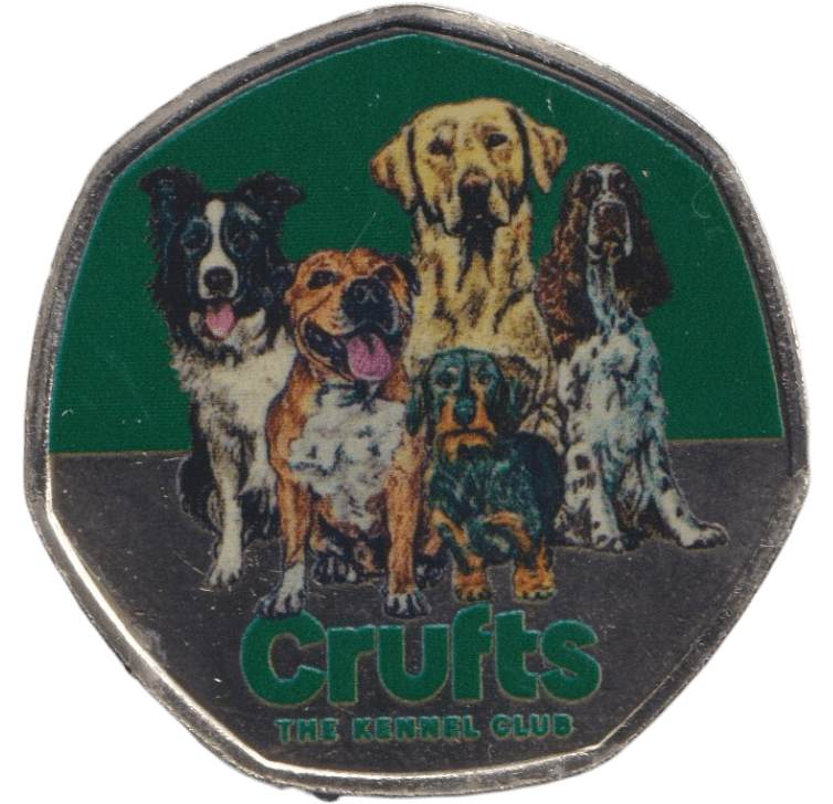 2023 CRUFTS KENNEL CLUB 50P SHAPED COIN - 50P SHAPED COIN - Cambridgeshire Coins